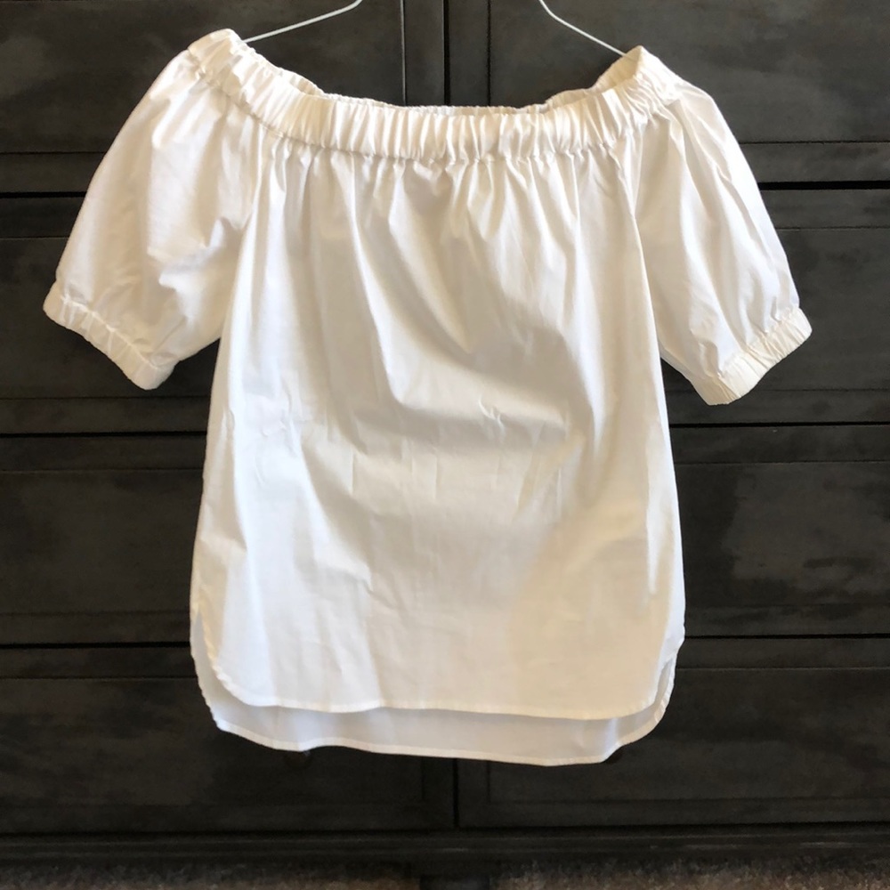 Michael Michael Kors off the shoulder dress shirt